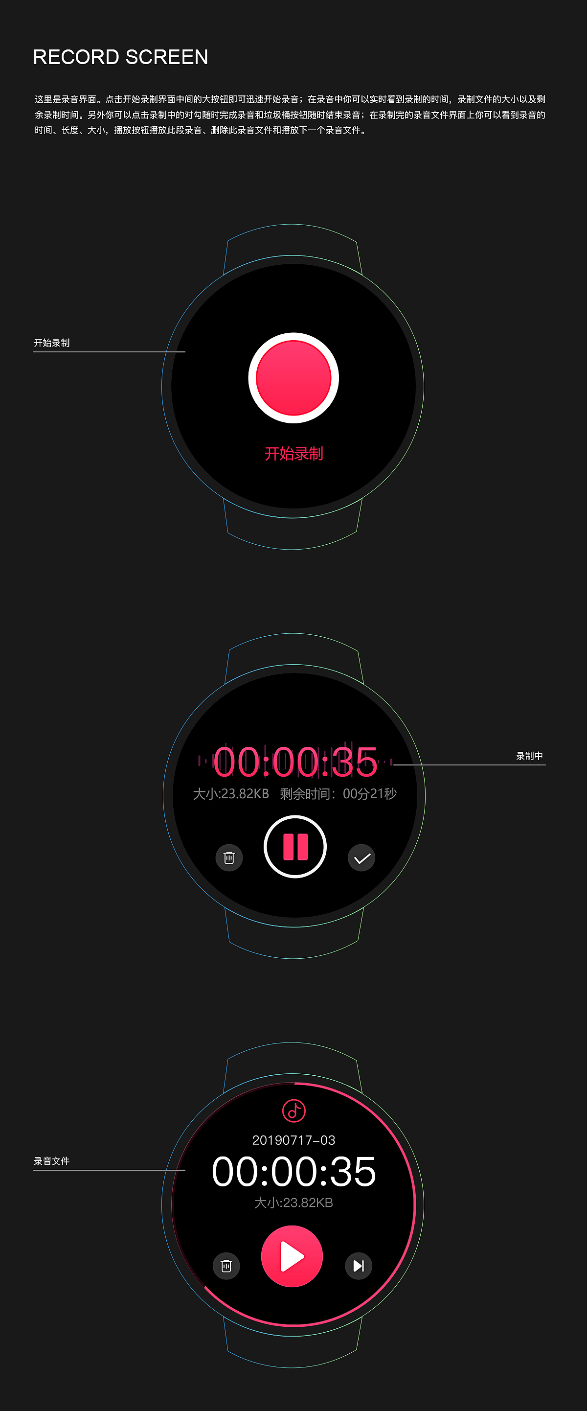 智能手表（图ZMTY1OTk3MDM2） - 软件界面 - 站酷设计师Kafaye原创素材 - 站酷ZCOOL