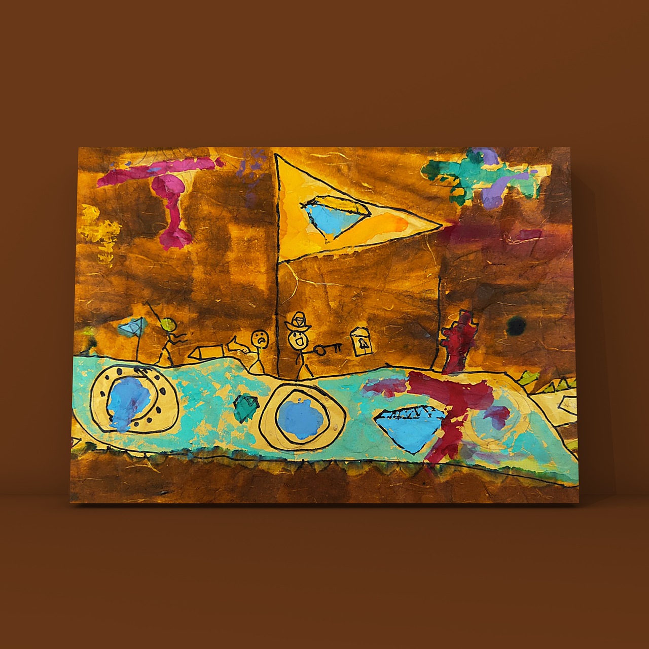 少儿美术-7-8岁国画作品