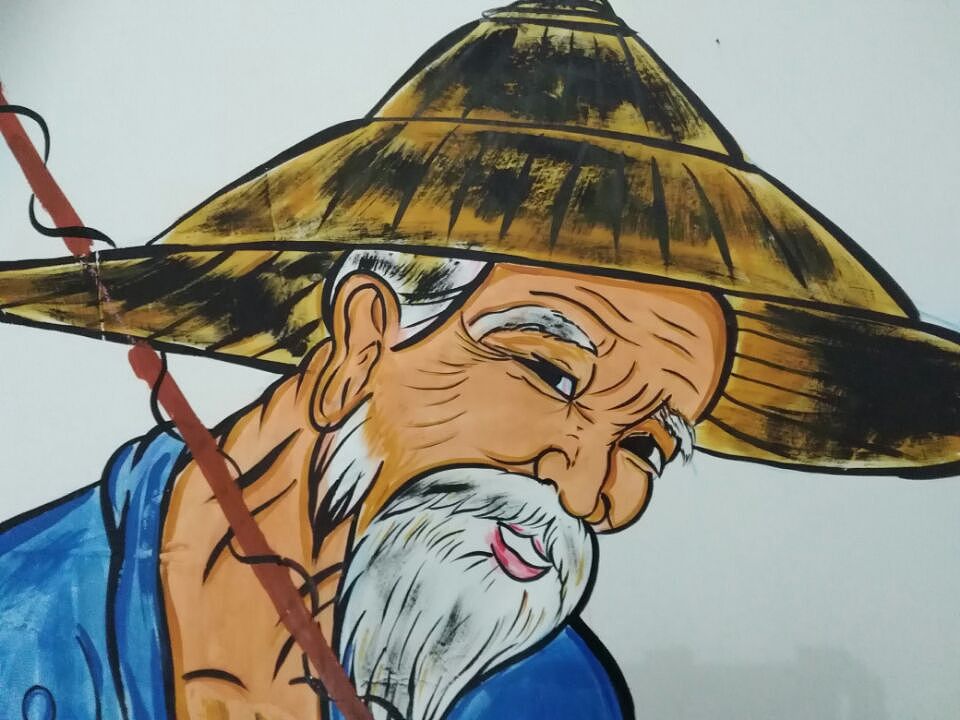 紙上烤魚（味道杠杠的）（圖ZMTM3Mzc5Nzgw） - 繪畫 - 站酷設計師天天墻體手繪原創(chuàng)素材 - 站酷ZCOOL