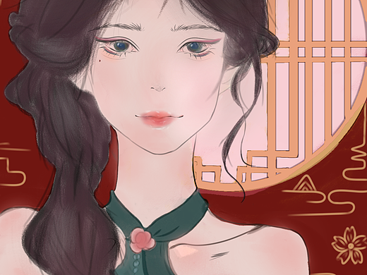 民国美人（个人主页-ZNjkwMDc5MTY=） - 创作习作 - 站酷设计师玫瑰金小姐原创素材 - 站酷ZCOOL