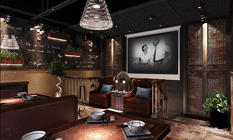 那故事音乐餐厅设计