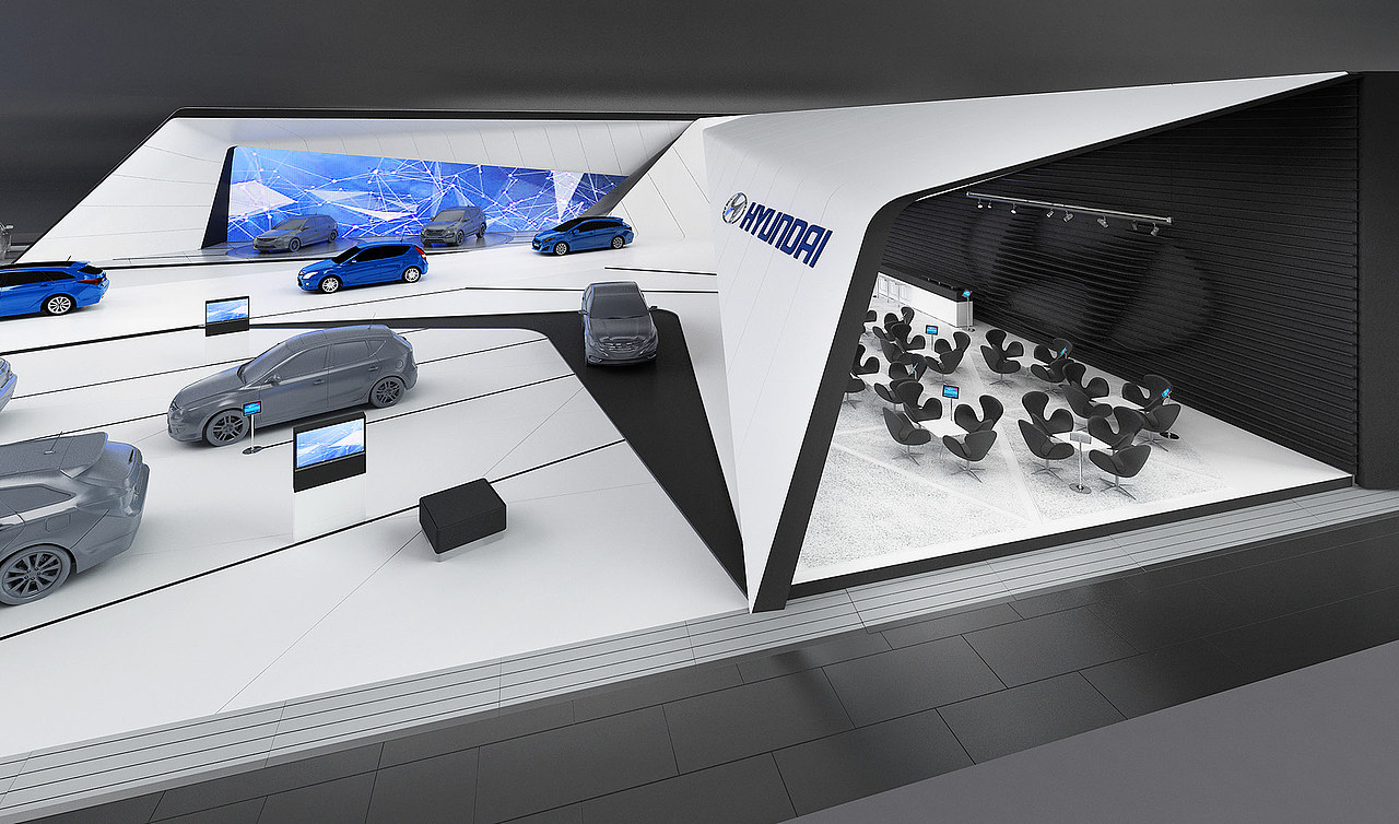 车展展位设计搭建展览展示