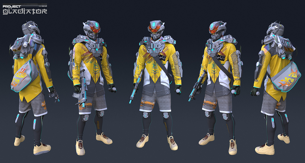 科幻角色设计|三维|人物/生物|幽冥496 - 原创作品 - 站酷 (zcool)