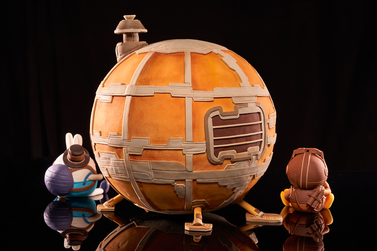 巧克力与翻糖《XX鸭蒸汽朋克模型》