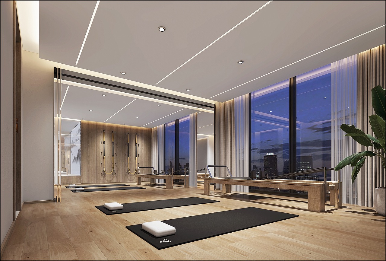 悟幾空間設計 | 亦美瑜伽（图ZMjQwMzE3MTI4） - 商业空间设计 - 站酷设计师悟几設計原创素材 - 站酷ZCOOL