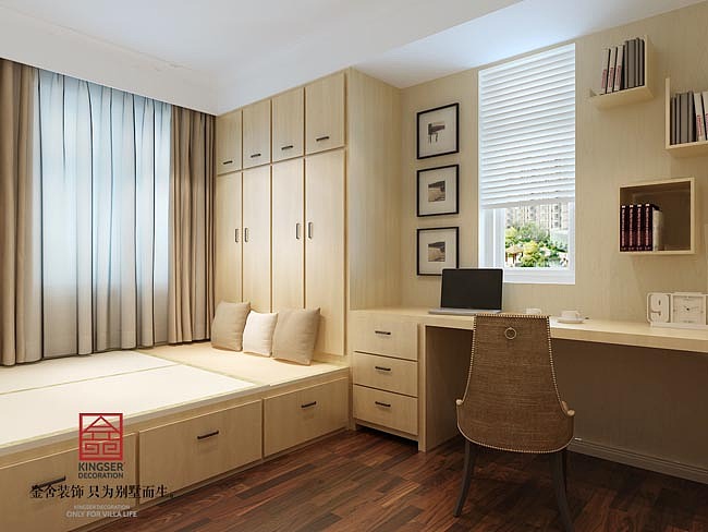 【瀚唐小区装修】-三室两厅133平米-新中式-金舍装饰