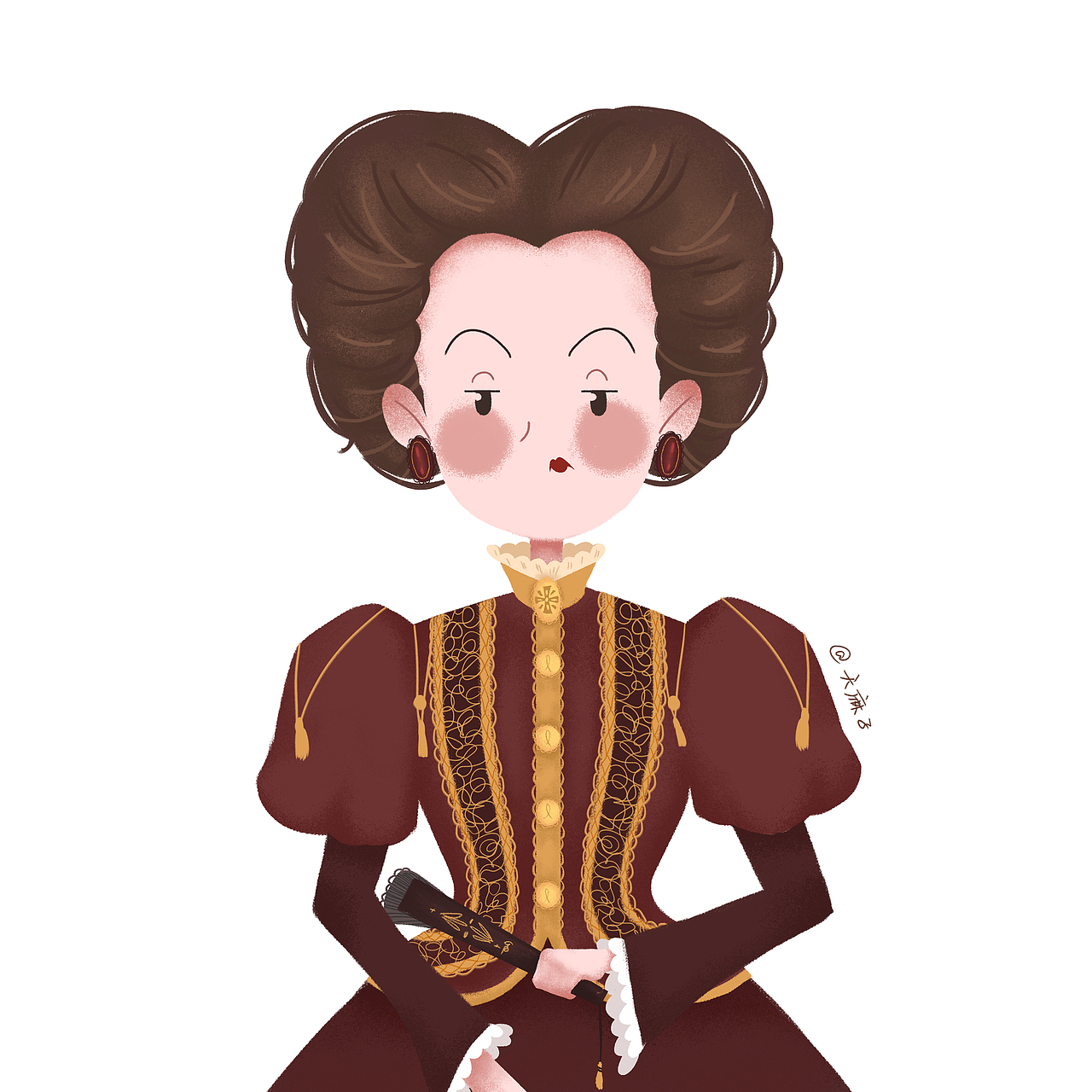 宝记98版伊丽莎白q版