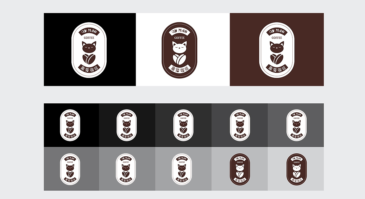 咖啡品牌VI 猫主题咖啡品牌设计