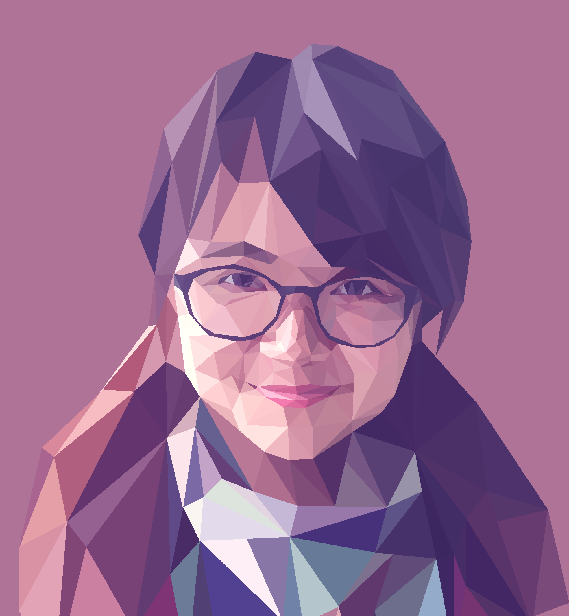 个人low poly头像