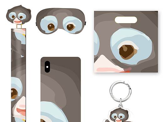 马拉松卡通形象吉祥物文创产品设计