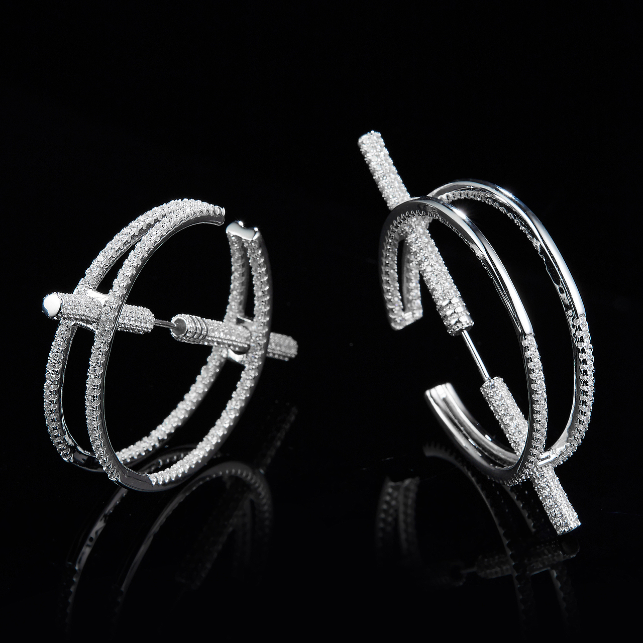 商业珠宝黑色场景摄影拍摄