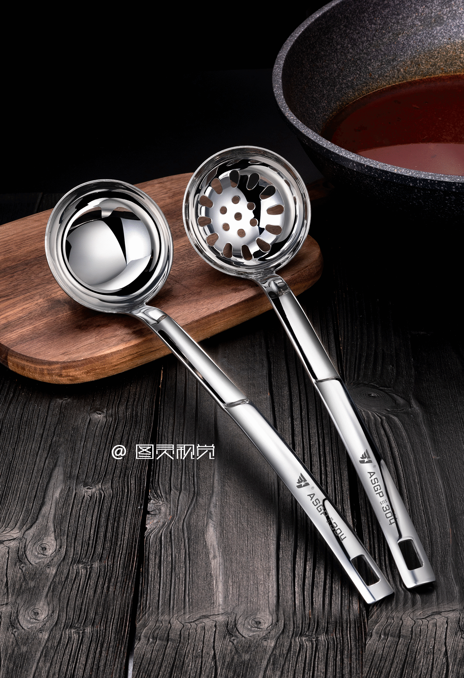 图灵视觉，火锅汤勺摄影（图ZMjMxNzgyMTIw） - 产品摄影 - 站酷设计师图灵视觉原创素材 - 站酷ZCOOL