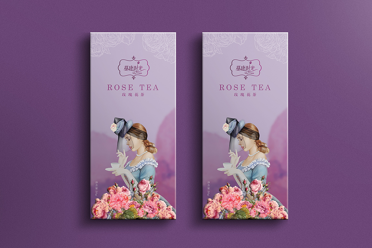 [ 曼唐时光 ] 包装设计_陪你隐山林 · 品玫瑰茶香