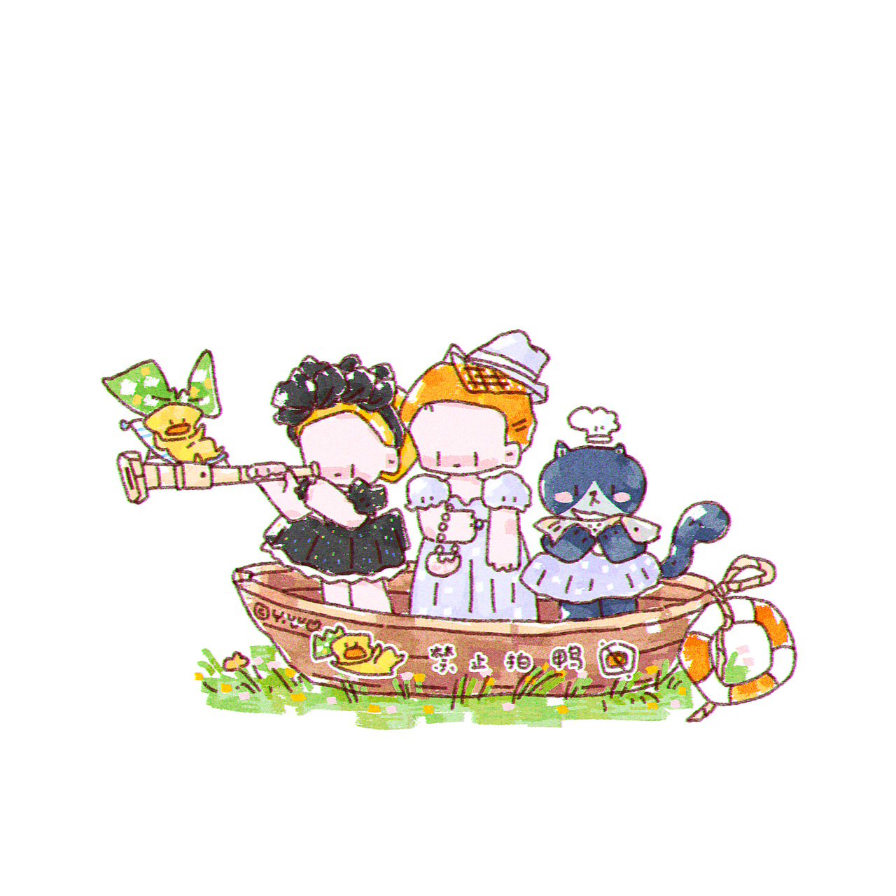 可爱插画 | 照片练习