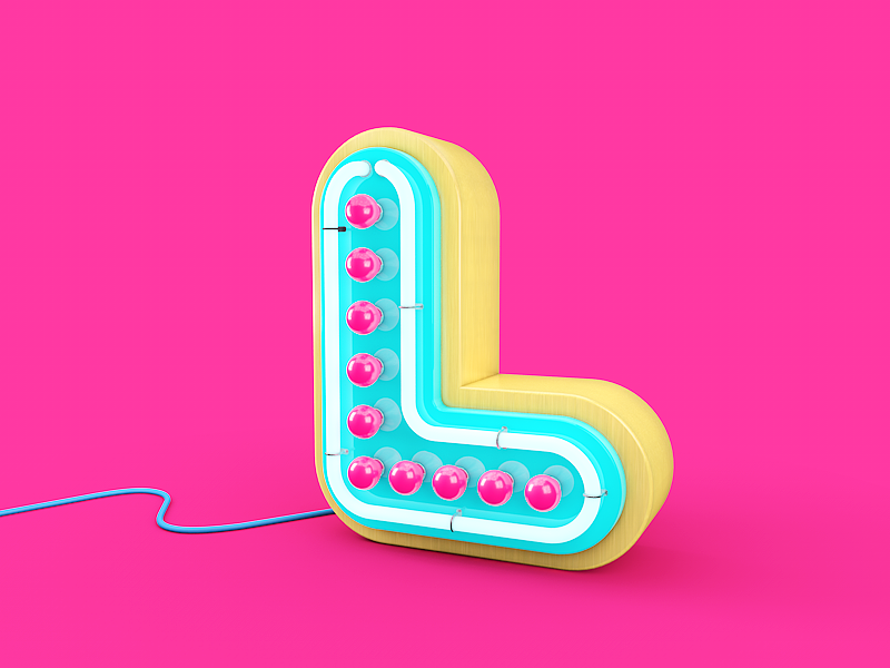 C4D每日作品-26个字母（3）（图ZNzk3ODUzMTY=） - 其他三维 - 站酷设计师皮蛋大帝原创素材 - 站酷ZCOOL