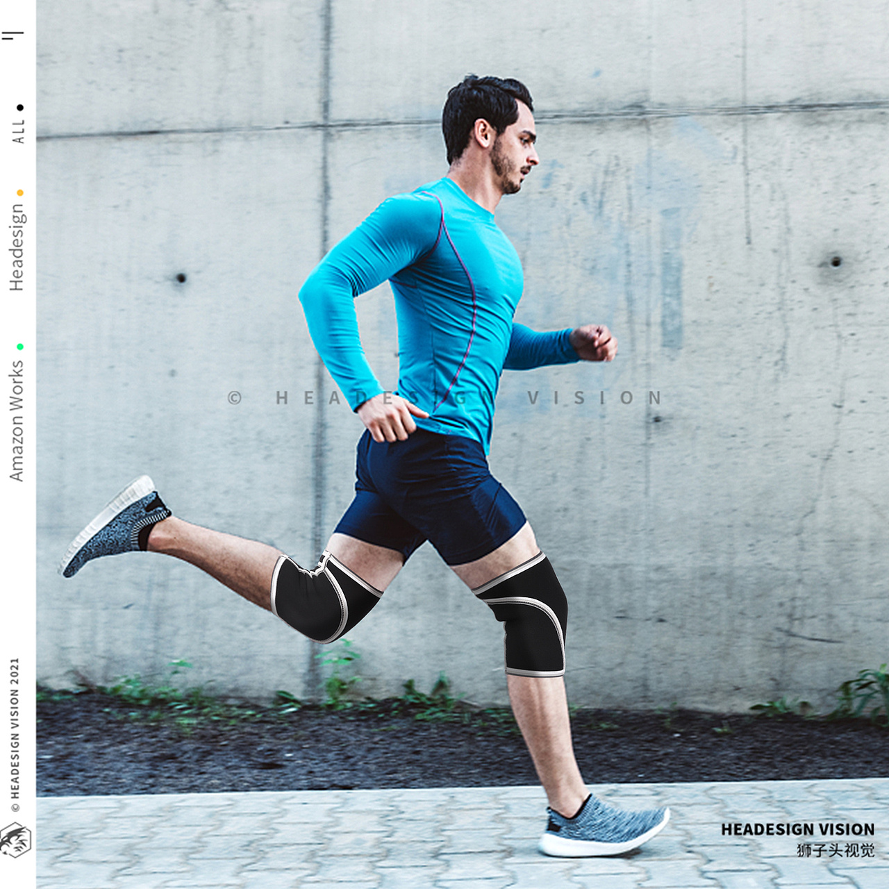 护膝产品拍摄_主图设计_A+页面设计-狮子头视觉