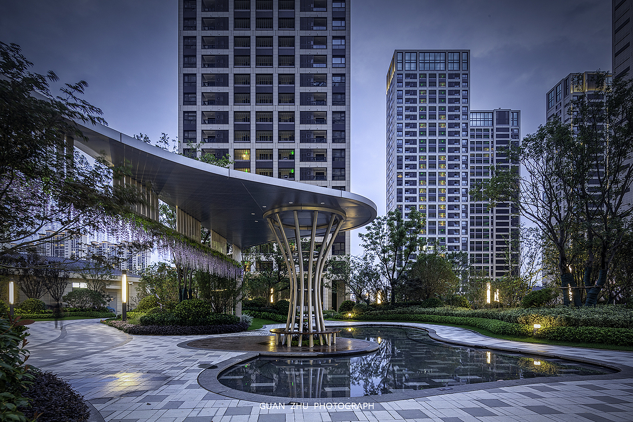 芯汇花园景观拍摄