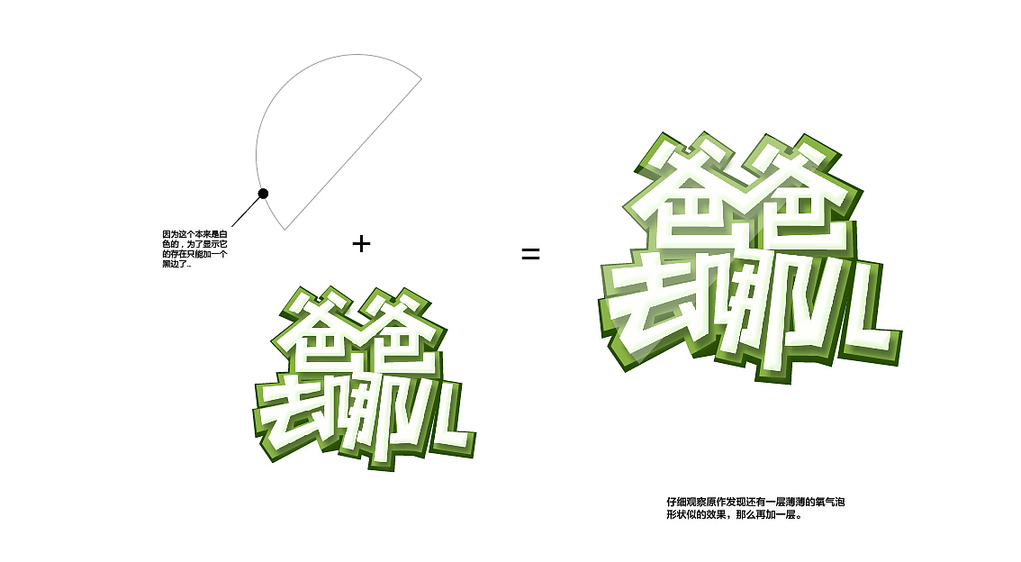 《爸爸去哪儿》一组字体临摹分享~（图ZMTI1ODI5NDg=） - 字体/字形 - 站酷设计师BFP_大鲨鱼原创素材 - 站酷ZCOOL