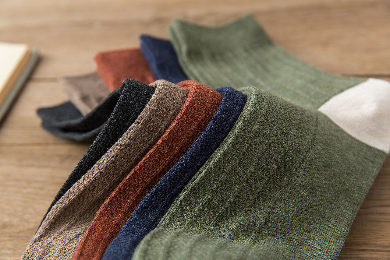 2019秋冬中筒男袜袜子日系