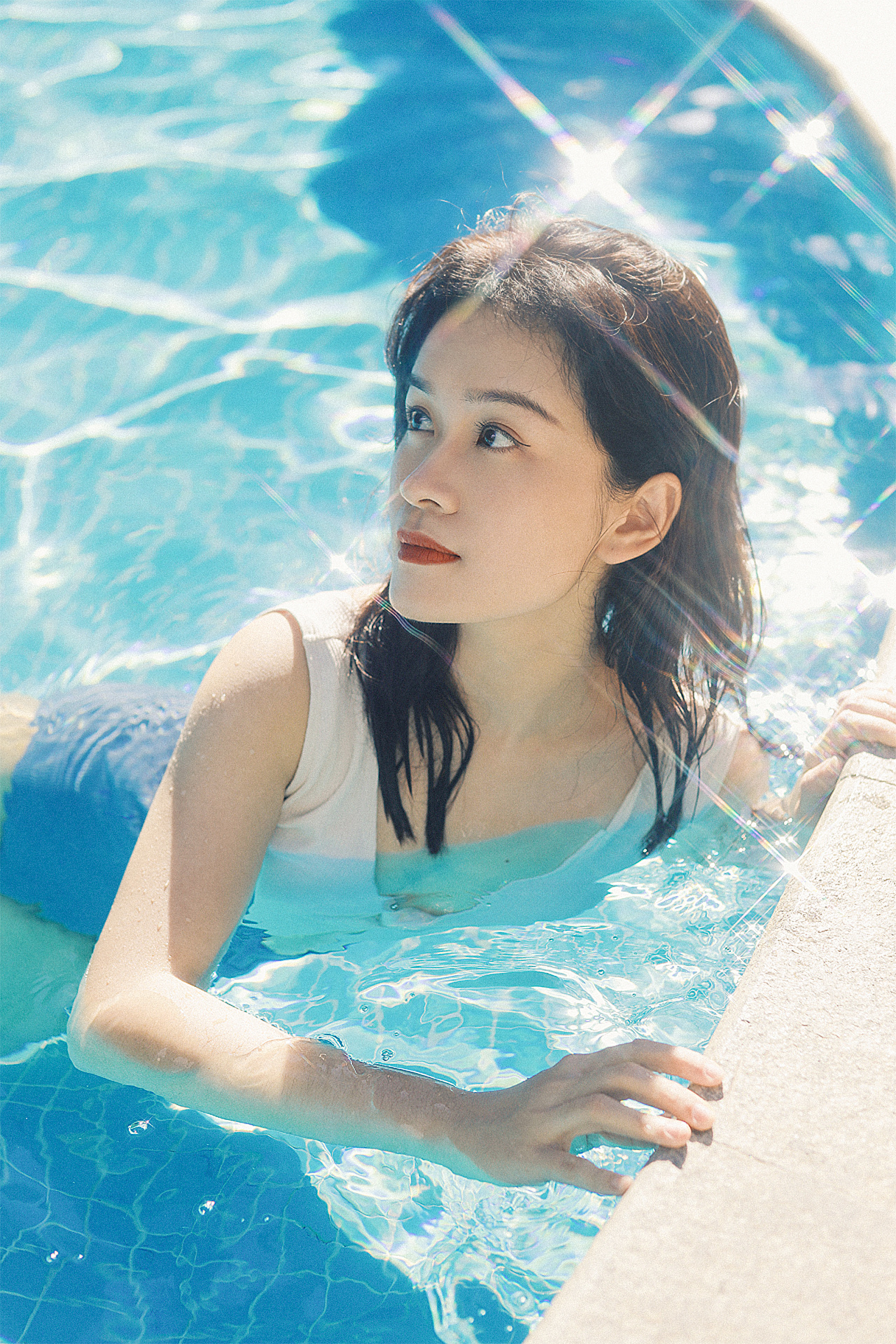 闪光夏日 日系泳池写真