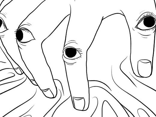 眼睛 *会引起读者不适,请选择观看