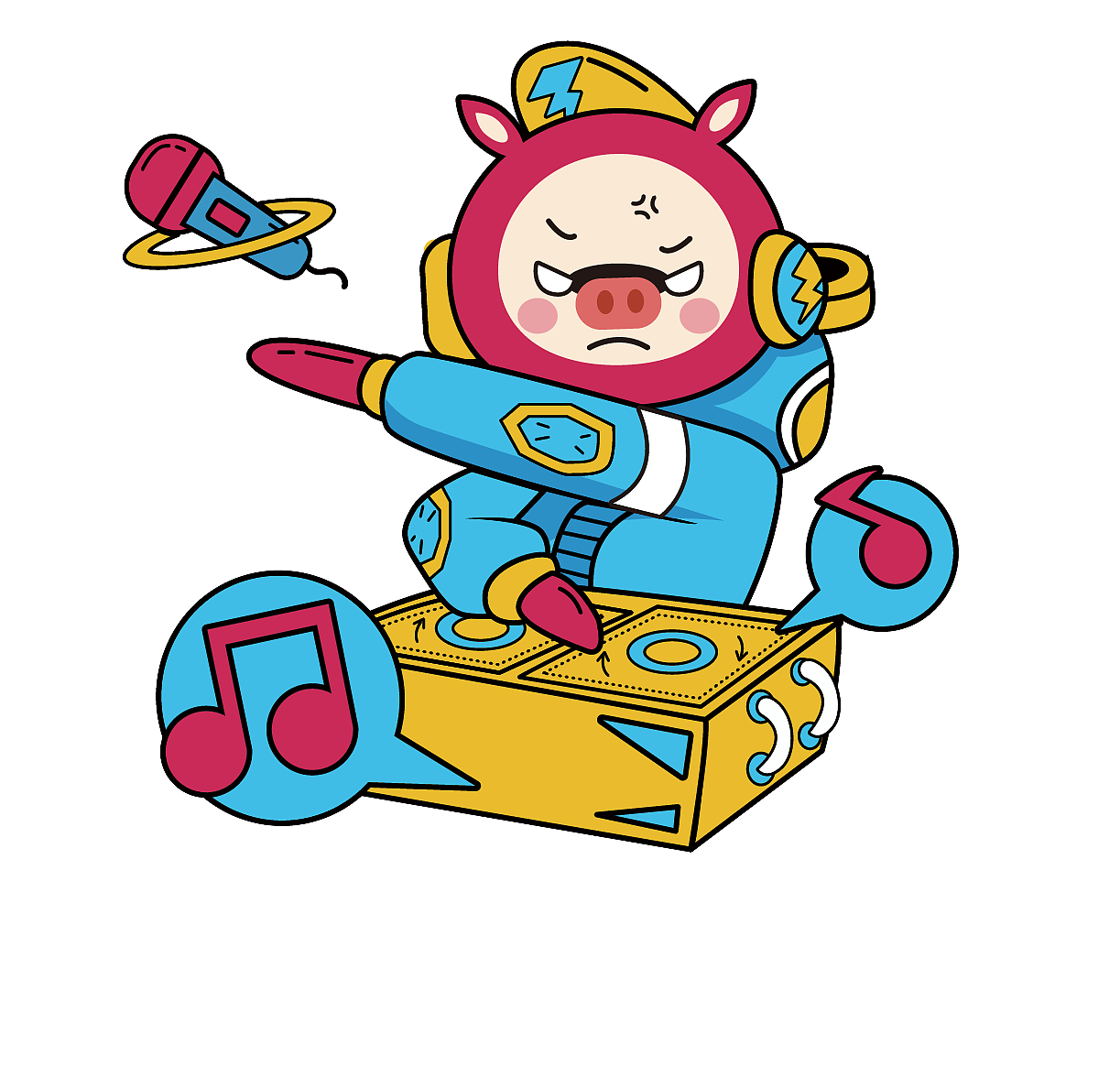 摩尔城撒欢儿音乐节Ⅲ主视觉（图ZMTUzNDc1OTY0） - 商业插画 - 站酷设计师我石诚里原创素材 - 站酷ZCOOL