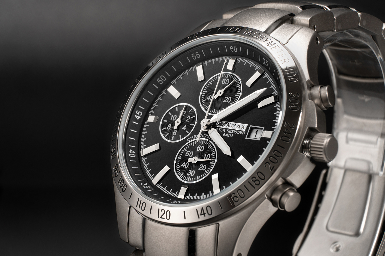 金属手表产品拍摄