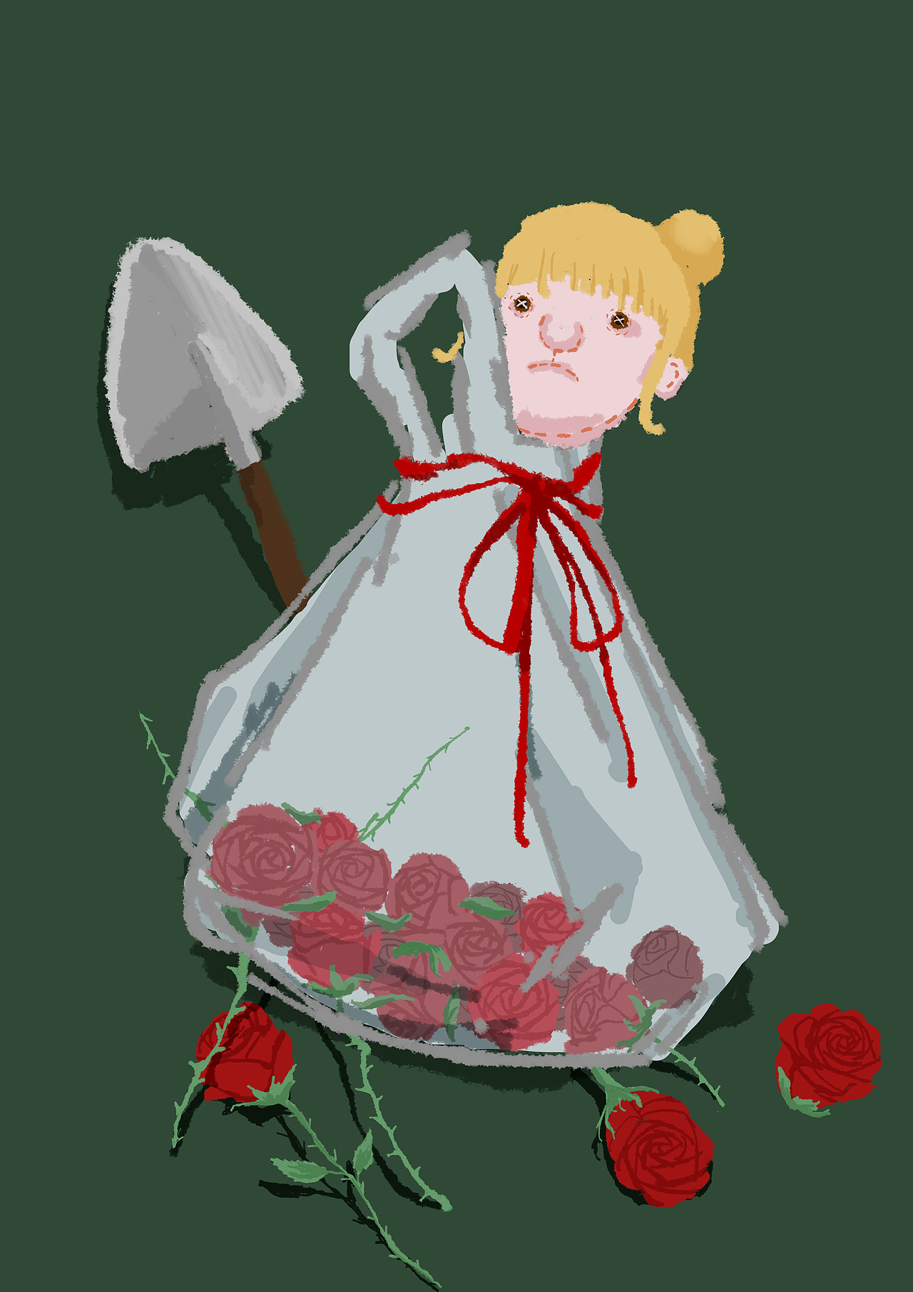 容貌焦虑（图ZMjUwMDkwMTcy） - 创作习作 - 站酷设计师鹿壹雾原创素材 - 站酷ZCOOL