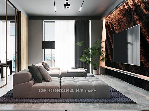 corona 渲染作品集三-现代暗