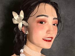 画个网红小姐姐