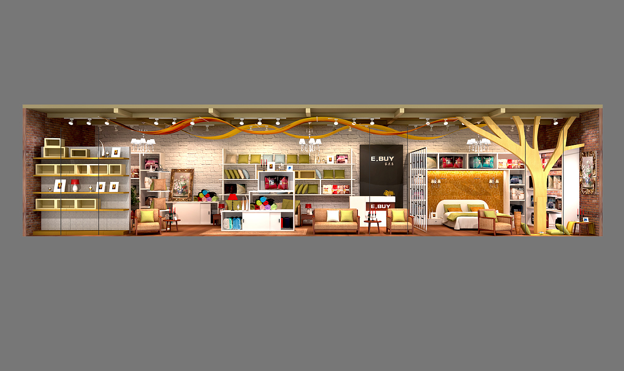 老早之前做的橱窗设计