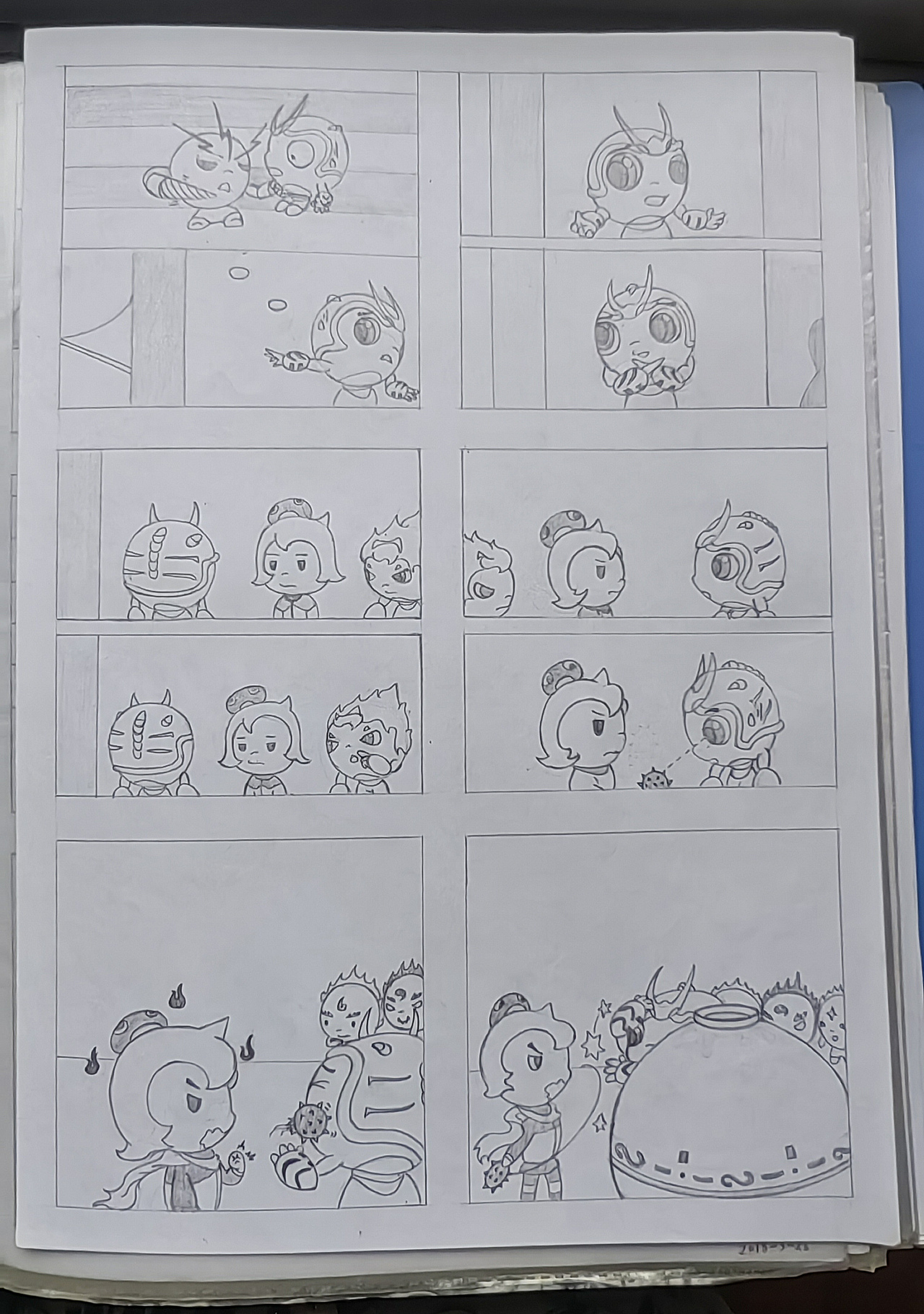 2007—2021（漫画/角色演变史）（图ZMjkyMjIwMDMy） - 短篇/格漫 - 站酷设计师怪袋原创素材 - 站酷ZCOOL