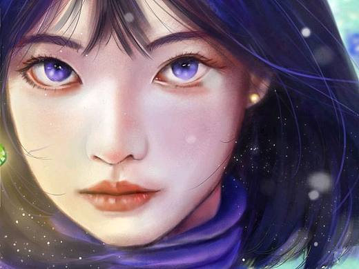 少女系列插画系列2