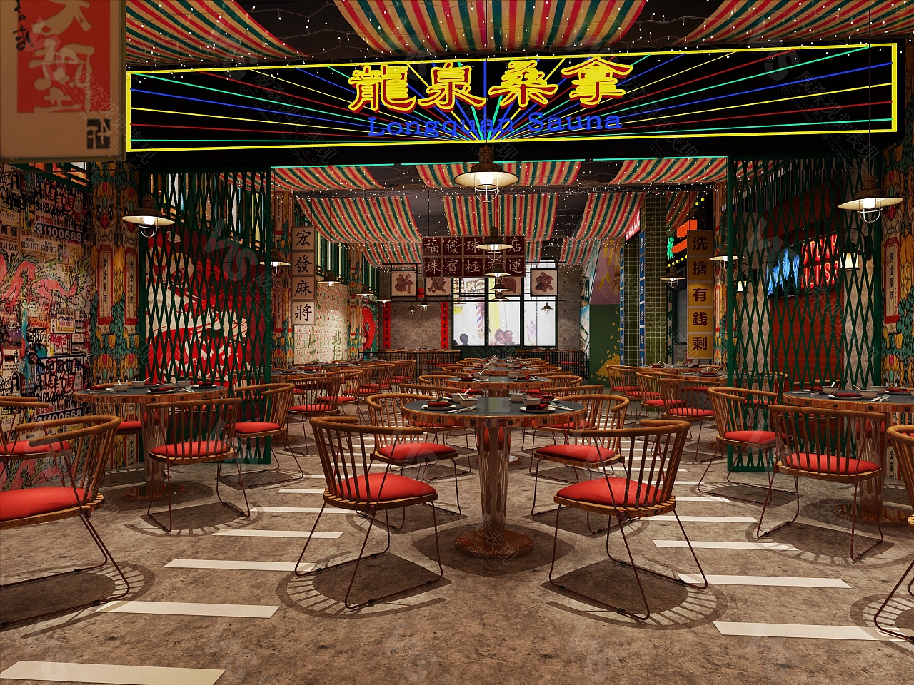 网红餐厅装修设计主要体现在这几大特点