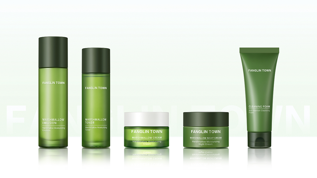 FANGLIN TOWN护肤品 / 后期（图ZMjgyMzAyOTY4） - 产品摄影 - 站酷设计师小XIAOMIN原创素材 - 站酷ZCOOL