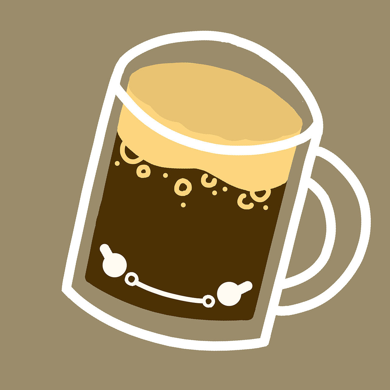 可可爱爱的咖啡头像们