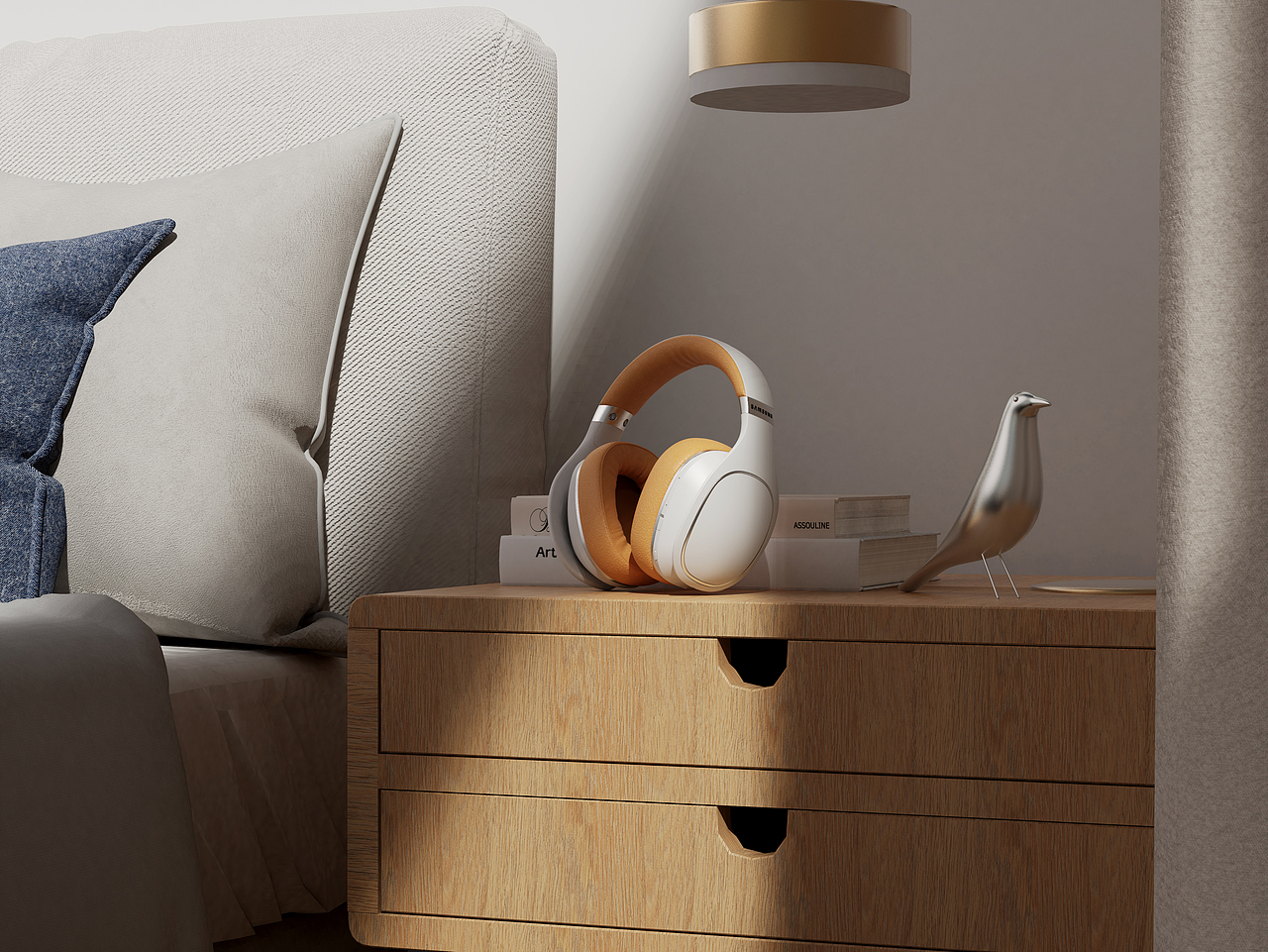 【产品渲染--耳机】