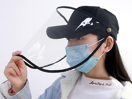 防飞沫渔夫帽拍摄与制作详情页