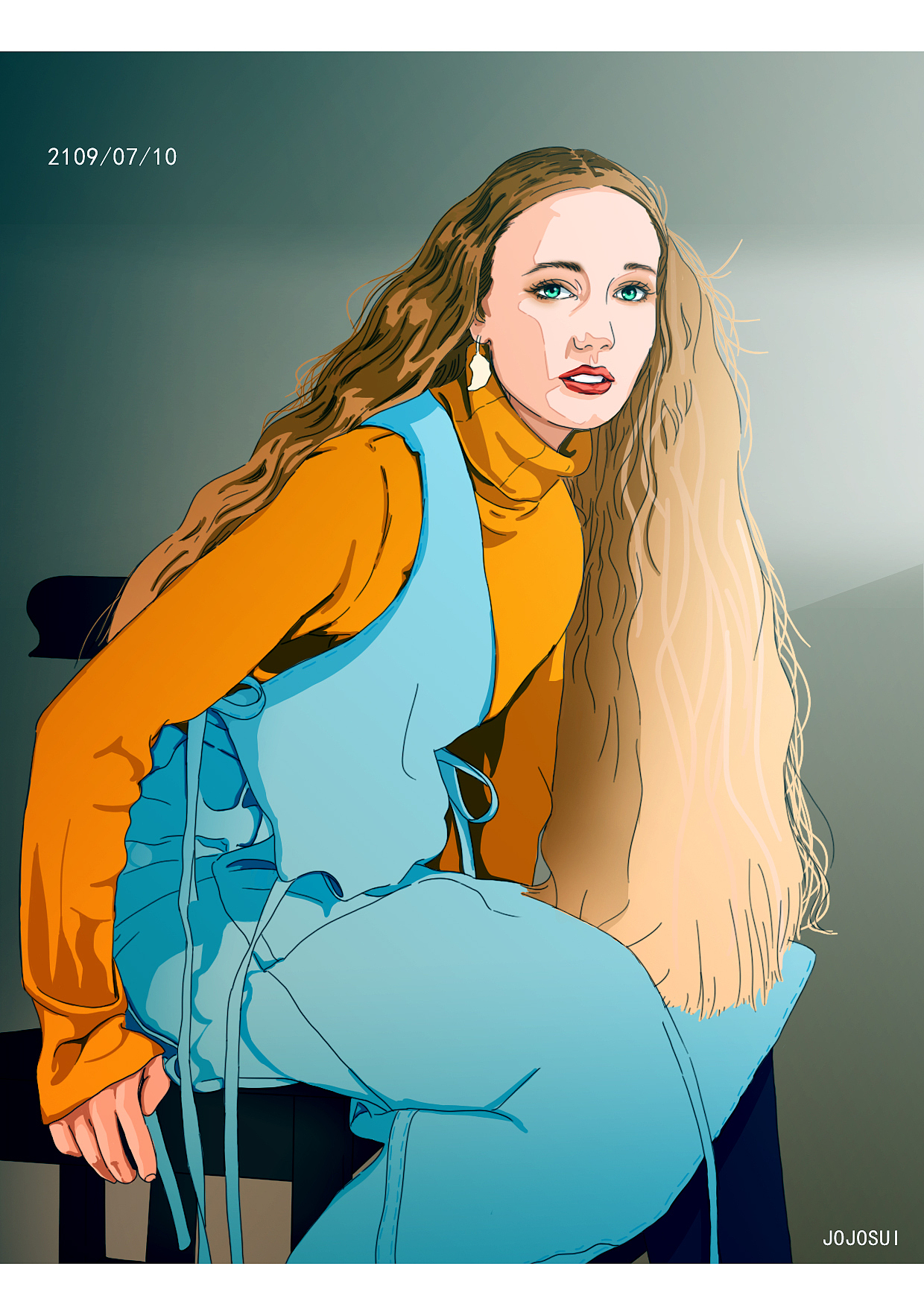 画小姐姐（图ZMTY2NTU2NjA4） - 创作习作 - 站酷设计师JOJOSUI原创素材 - 站酷ZCOOL