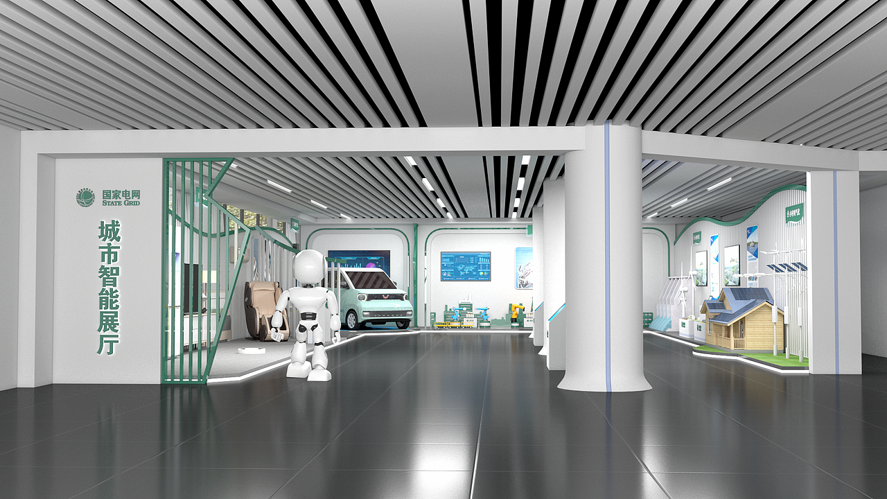 国家能源展厅（图ZMjYyNDIxMTk2） - 建筑/空间 - 站酷设计师美陈Hello世界原创素材 - 站酷ZCOOL
