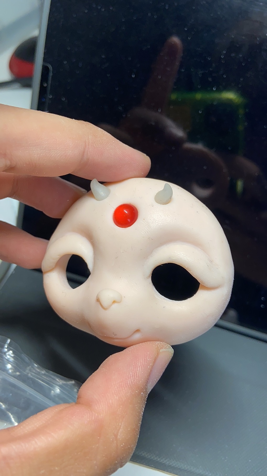 软陶幻想生物制作过程山海经九尾