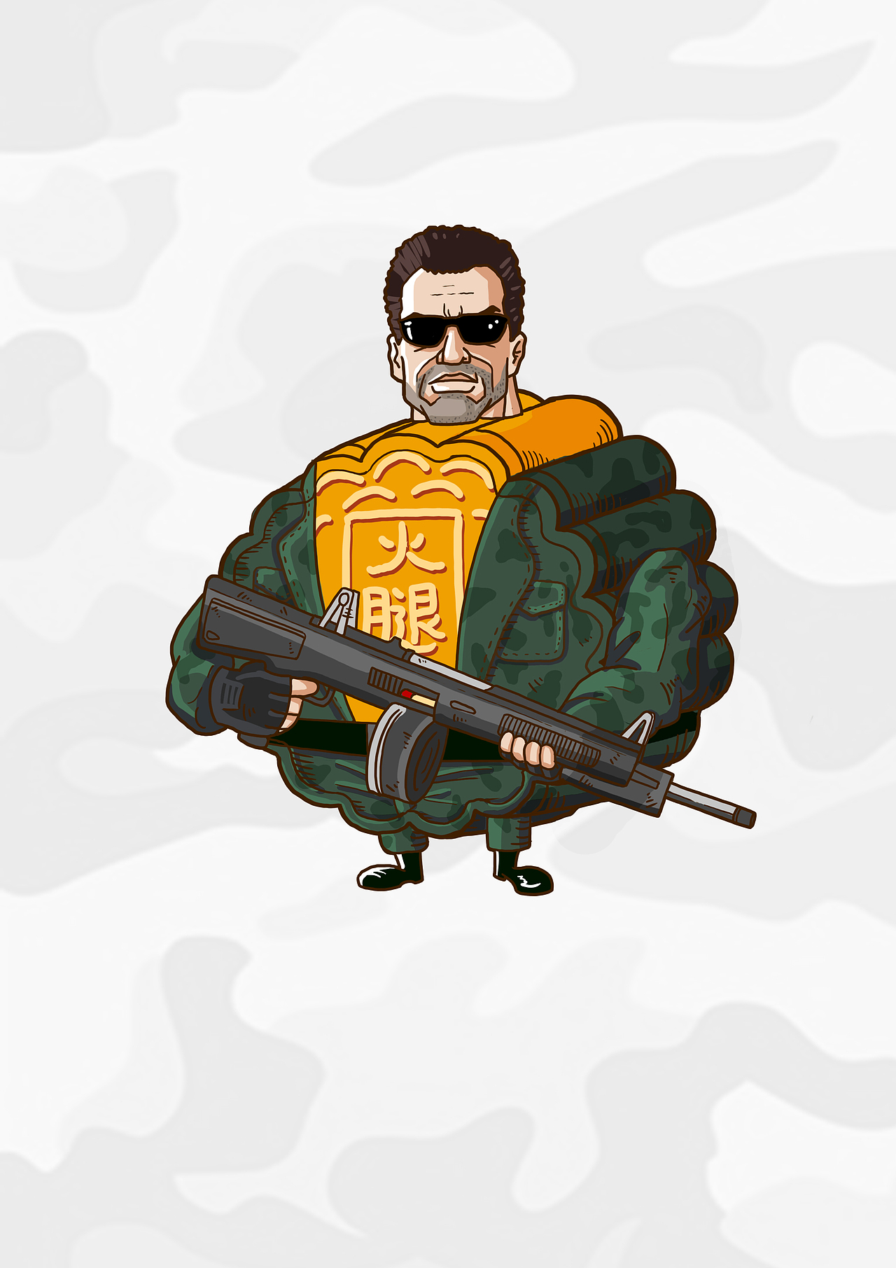 敢死队3 月饼篇和暖男篇（图ZMTk0Nzg2MTI=） - 商业插画 - 站酷设计师ReeboMa原创素材 - 站酷ZCOOL