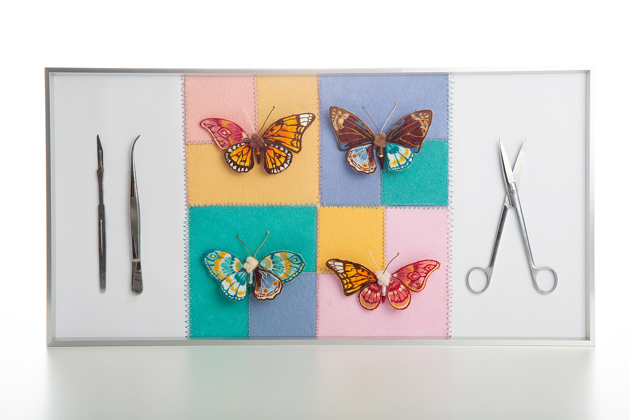 #2021青春答卷＃四川美术学院《social butterfly7》（图ZMjU3MDA3MDEy） - 工艺品设计 - 站酷设计师是闷闷原创素材 - 站酷ZCOOL
