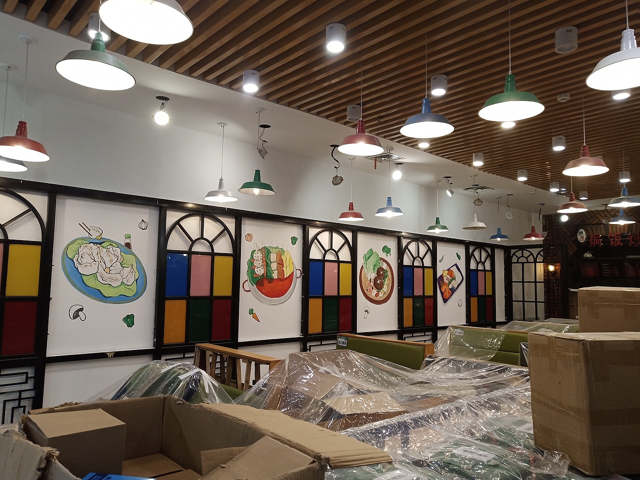 彩绘 餐饮饭店 酒店 幼儿园 宾馆素材3d手绘 墙绘壁画 作品来自长春