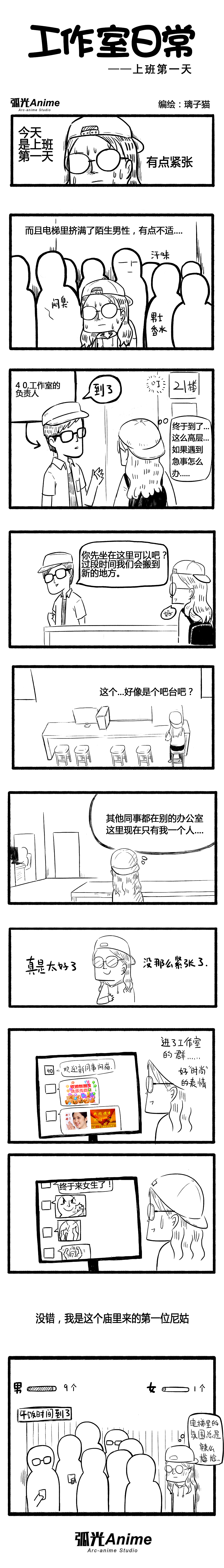 Arc日常-漫画集（图ZNjU0NTk0NDQ=） - 中/长篇漫画 - 站酷设计师弧光Anime工作室原创素材 - 站酷ZCOOL