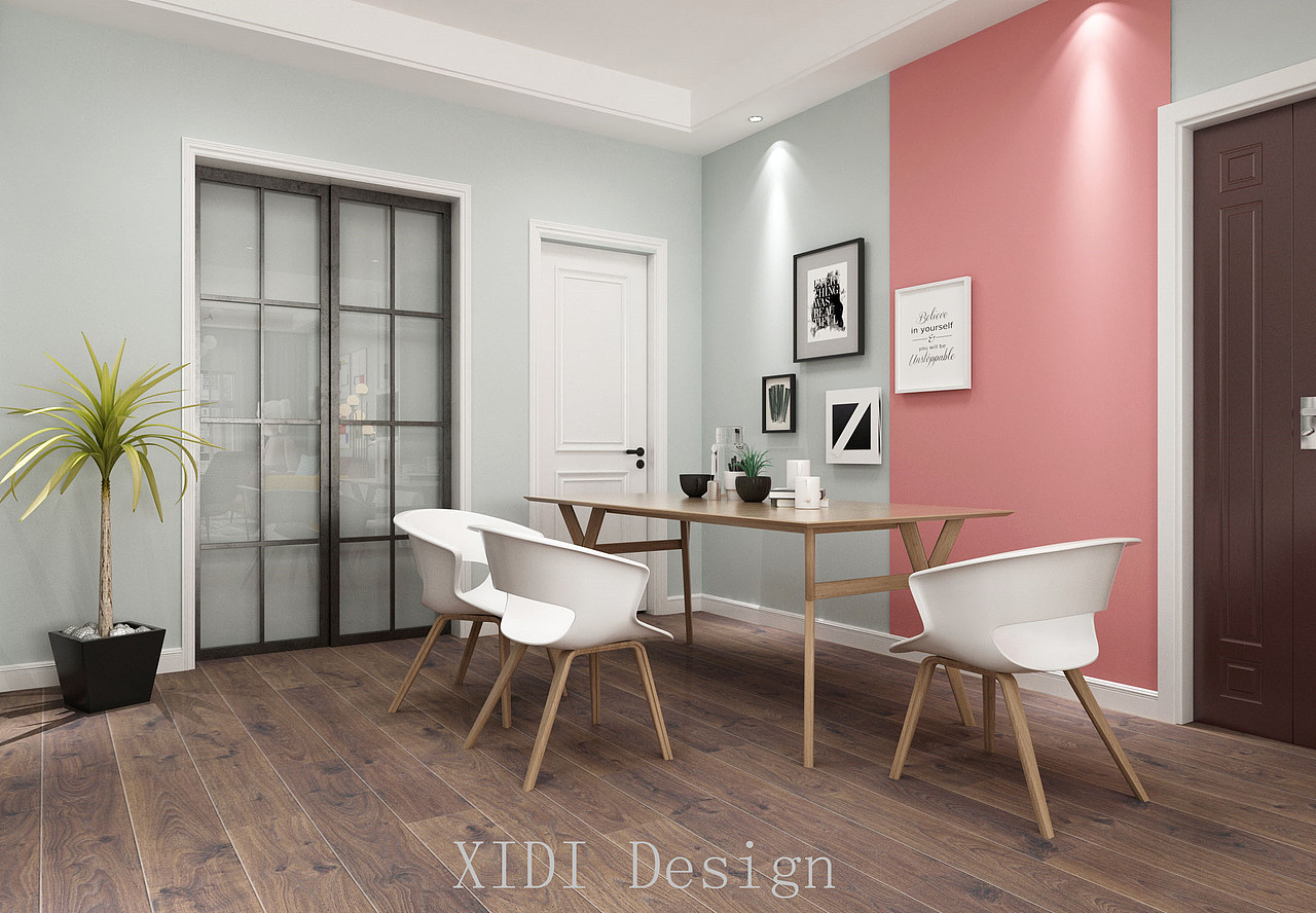 北欧 有粉色搭配更少女