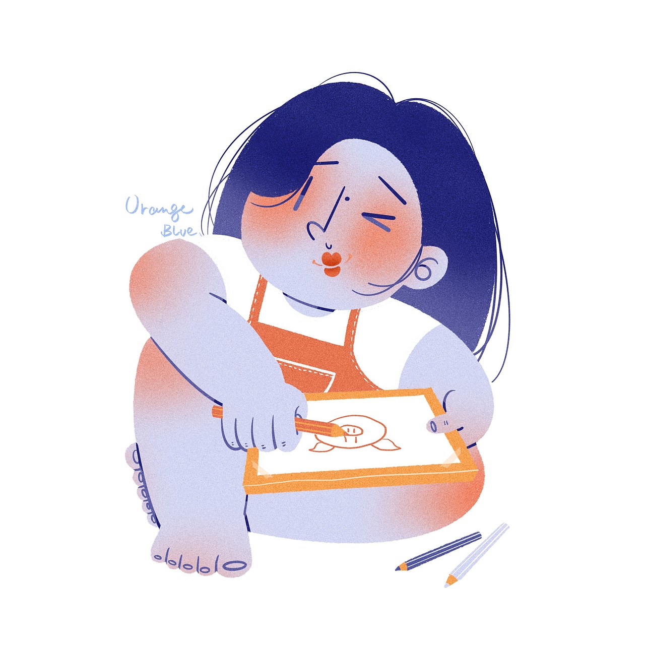 简·单·思·想（图ZMTczODgzNTYw） - 创作习作 - 站酷设计师橙子蓝了_ChR原创素材 - 站酷ZCOOL