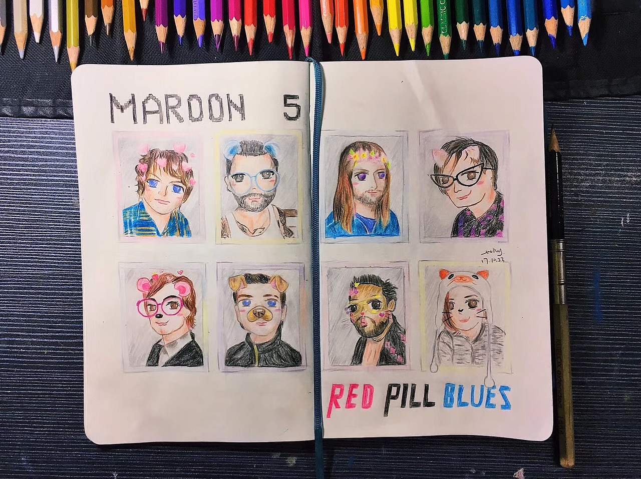 歌手:Maroon 5
专辑:RedPillBlues<br>(这张戏很多的把自己加上去了,发ins 马老五给我点赞评论加截图发快拍了,开心~