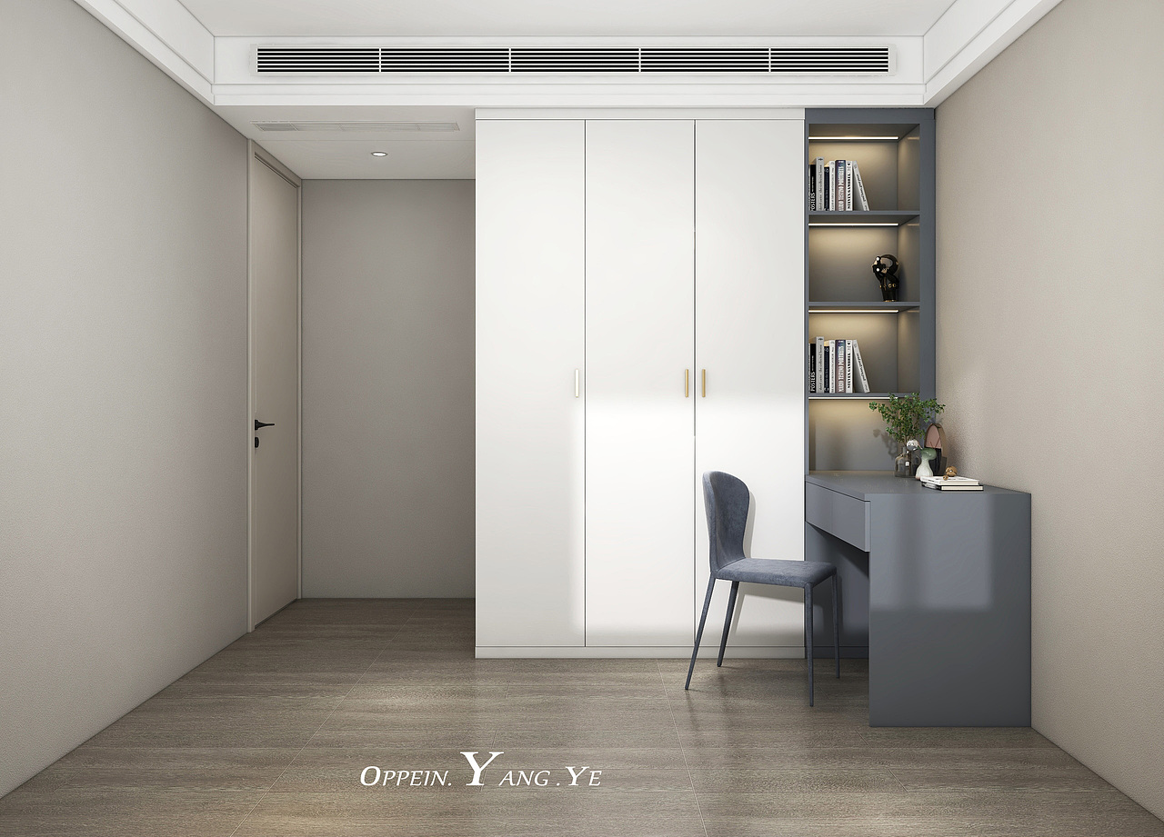 男孩房衣柜外观