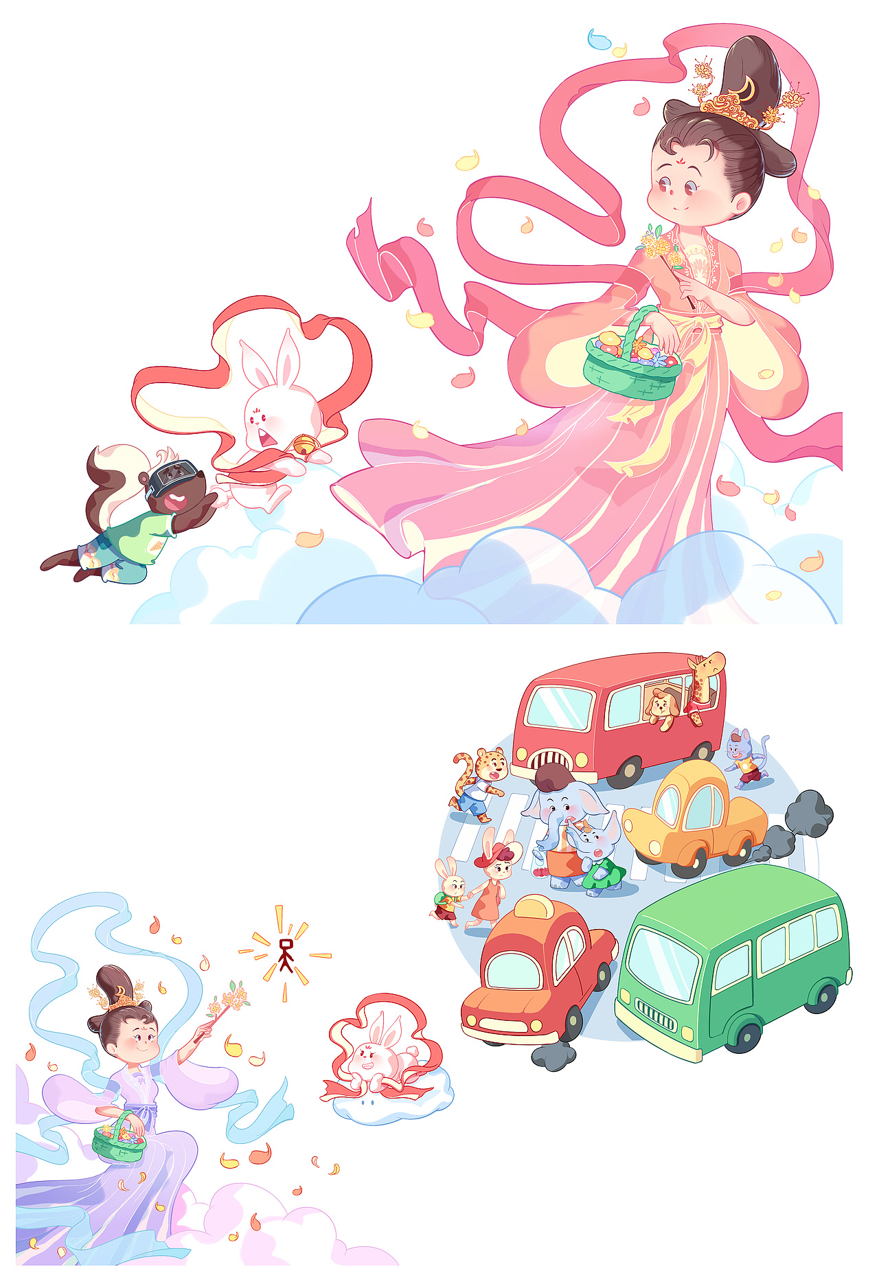 2022.5月（图ZMzAxNjMxNjMy） - 儿童插画 - 站酷设计师a熊喵吉祥原创素材 - 站酷ZCOOL